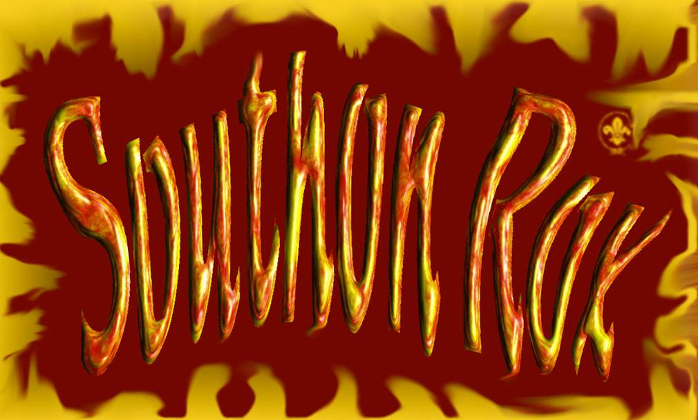 Southon Rox 1st Crowborough Scouts Rock Band Logo December 2006